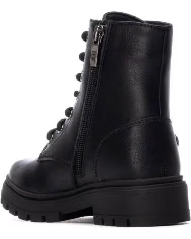 Stiefel-für-mädchen-XTI-XTI MILITÄRSTIEFEL MIT SCHNÜRSENKELN 151331 SCHWARZ-NEGRO