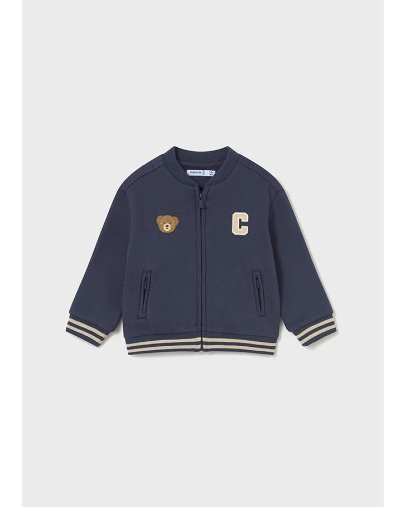 MAYORAL GIACCA SENZA CAPPUCCIO BAMBINO BLU MARINO RIF. 2426 017 AZUL MARINO