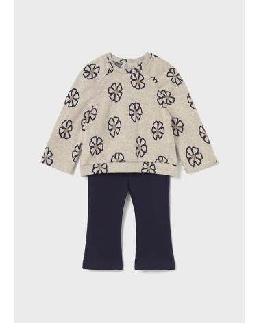 MAYORAL COMPLETO LEGGINGS E PULLOVER MARI BLU MARINO - RIF. 2742-048 AZUL MARINO