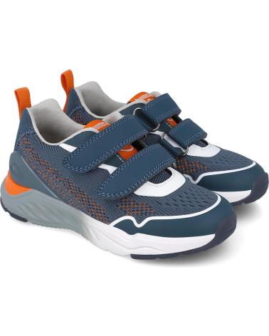 BIOMECANICS ATHLETIC SHOE 251270 BLUE ORANGE WITH ADHESIVE CLOSURE AZULNARANJAB056