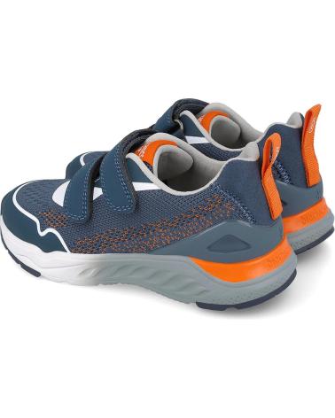 BIOMECANICS ATHLETIC SHOE 251270 BLUE ORANGE WITH ADHESIVE CLOSURE AZULNARANJAB056