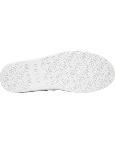 ZAPATILLAS GUESS NAOKO FLTNAO LEA12 NEGRAS CON CADENA DECORATIVA NEGRO
