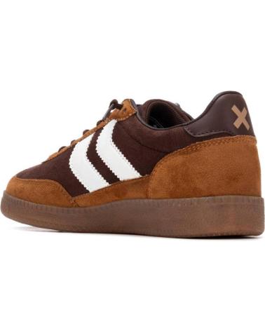 XTI BASKETS SPORTIVES DÉCONTRACTÉES 144170 MARRON AVEC BANDES BLANCHES MARRóN