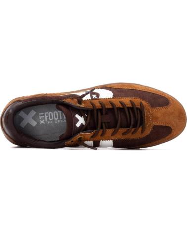 XTI BASKETS SPORTIVES DÉCONTRACTÉES 144170 MARRON AVEC BANDES BLANCHES MARRóN