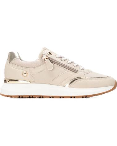 XTI 144183 ZAPATILLAS URBANAS BEIGE CON CREMALLERA DECORATIVA BEIGE