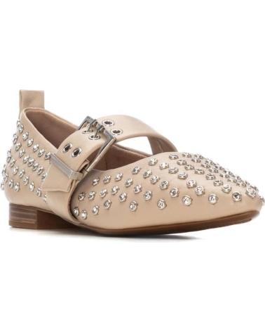 MOCASSIM PLANO XTI 144264 BEGE COM FIVELA BEIGE