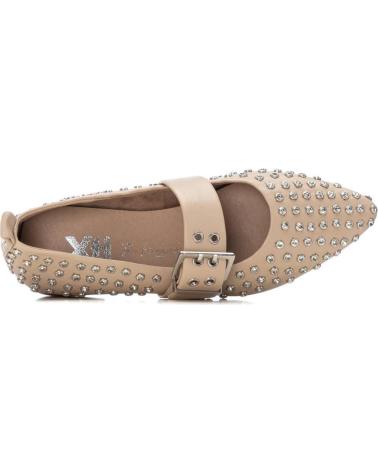 MOCASSIM PLANO XTI 144264 BEGE COM FIVELA BEIGE