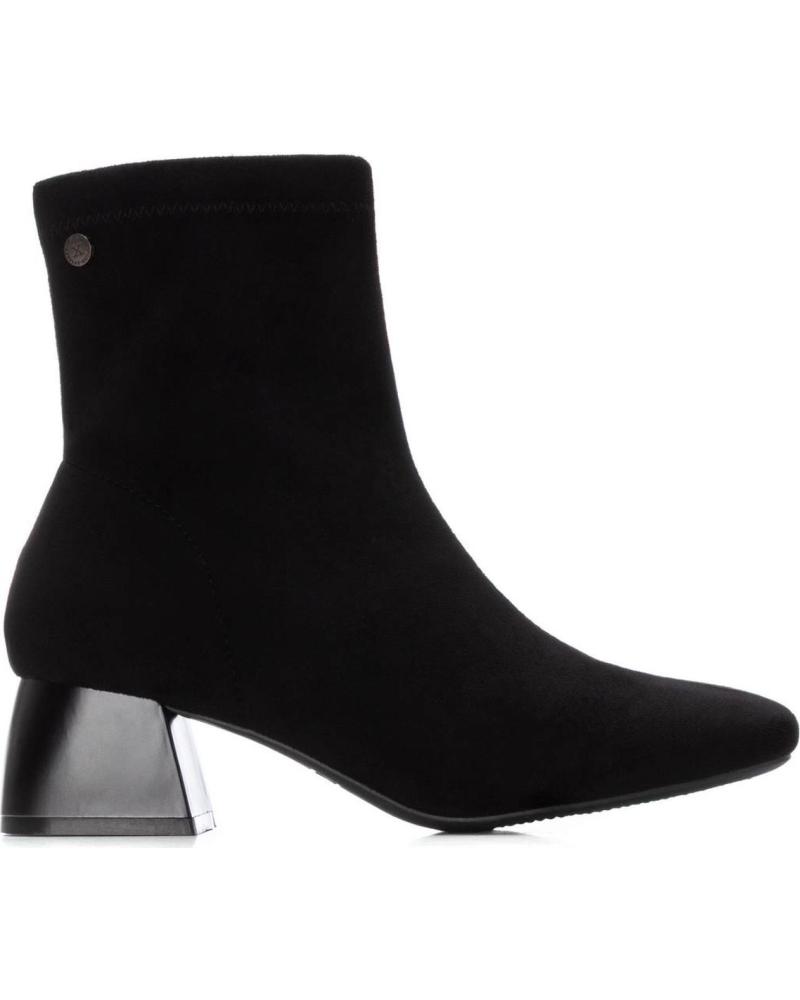 BOTTINE XTI 144290 NOIRE AVEC TALON BLOC GÉOMÉTRIQUE NEGRO