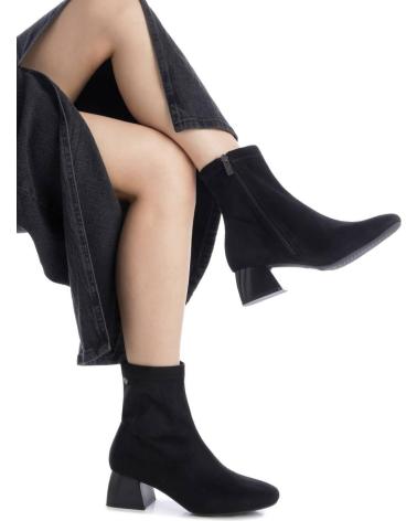 BOTTINE XTI 144290 NOIRE AVEC TALON BLOC GÉOMÉTRIQUE NEGRO