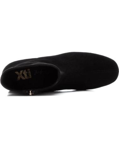 BOTTINE XTI 144290 NOIRE AVEC TALON BLOC GÉOMÉTRIQUE NEGRO