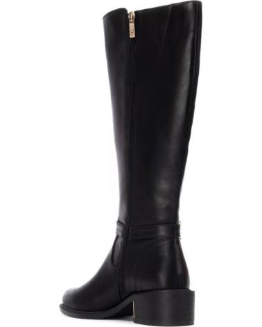XTI 144399 SCHWARZE HOHE STIEFEL MIT GOLDKETTE NEGRO
