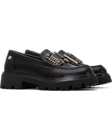 MOCASSIM XTI 144429 PRETO COM SOLA TRACK E CORRENTE NEGRO
