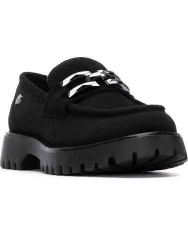 MOCASSINS XTI 144459 PRETOS COM SOLA TRATORADA NEGRO