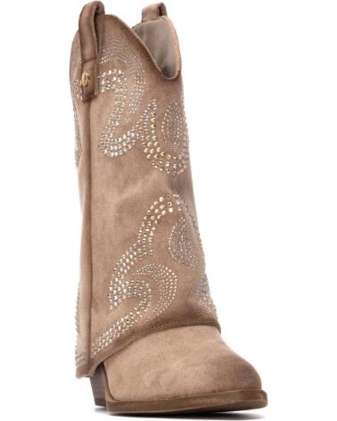 XTI 144467 BEIGE COWBOY-STIEFEL MIT WESTERN-STICKEREIEN BEIGE