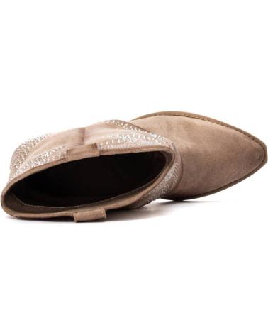 XTI 144467 BEIGE COWBOY-STIEFEL MIT WESTERN-STICKEREIEN BEIGE