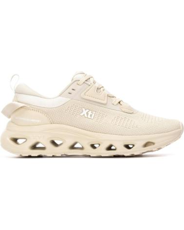 ZAPATILLAS XTI 144543 BEIGE CON SUELA CALADA BEIGE