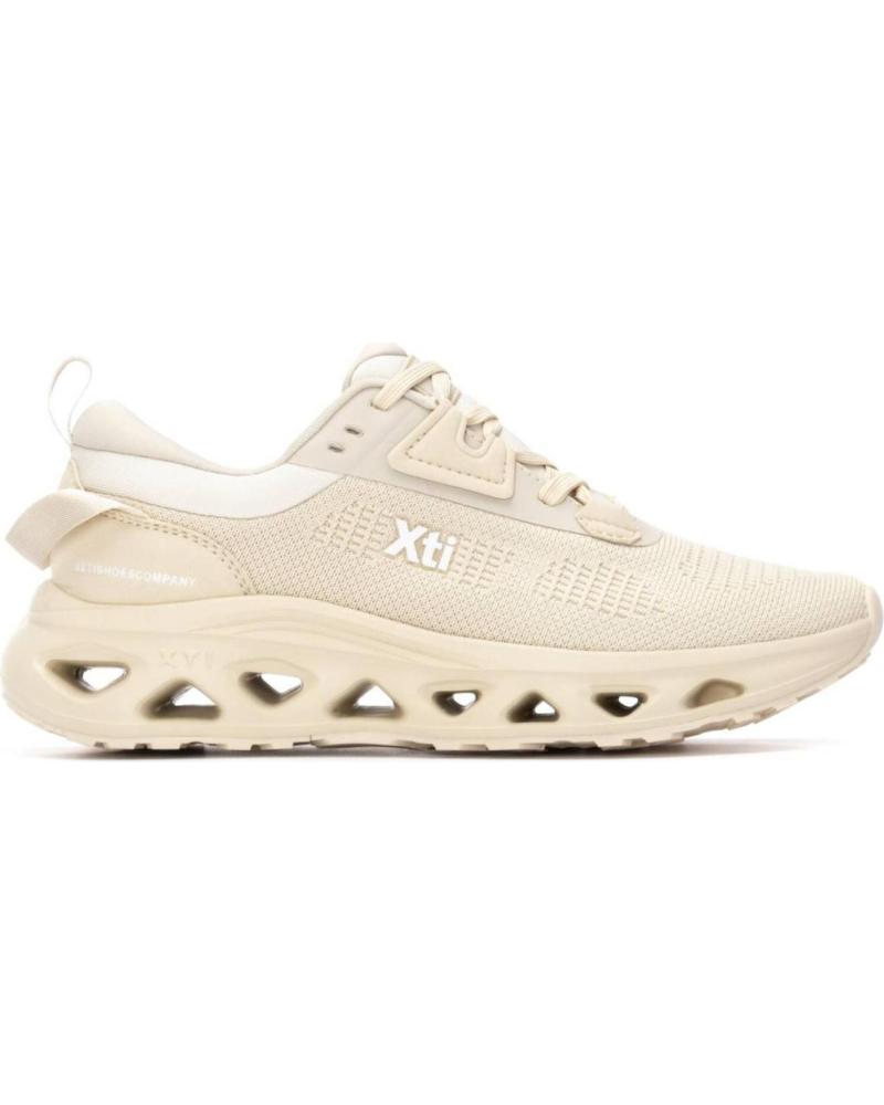 ZAPATILLAS XTI 144543 BEIGE CON SUELA CALADA BEIGE