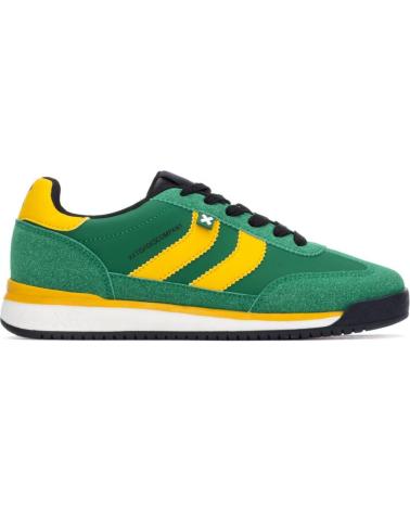 ZAPATILLAS CASUAL XTI 144587 VERDES CON DETALLES AMARILLOS VERDE