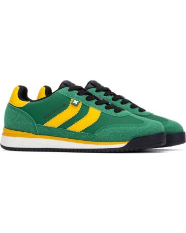 ZAPATILLAS CASUAL XTI 144587 VERDES CON DETALLES AMARILLOS VERDE