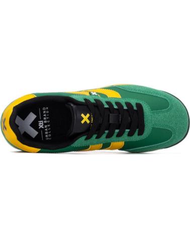 ZAPATILLAS CASUAL XTI 144587 VERDES CON DETALLES AMARILLOS VERDE