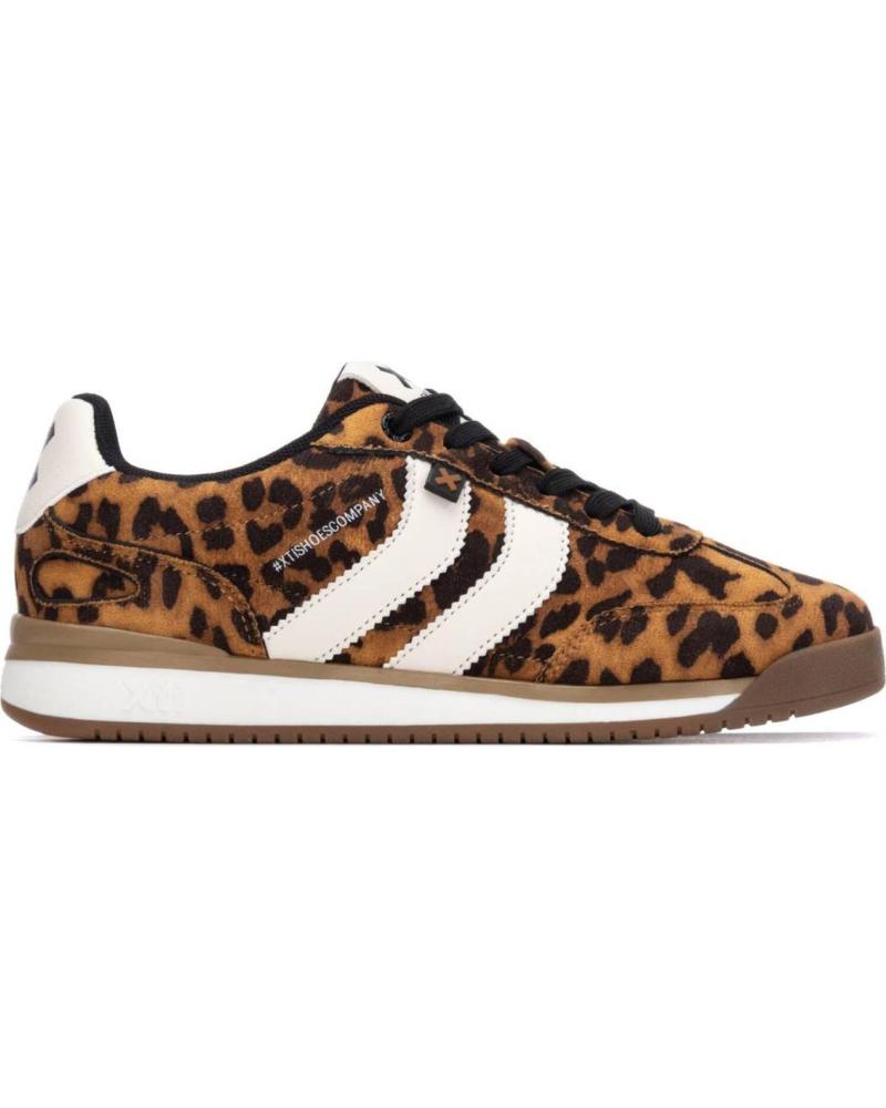 ZAPATILLAS XTI 144588 CON ESTAMPADO LEOPARDO Y DETALLES BLANCOS LEOPARDO