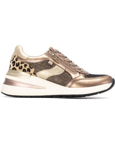 XTI 144629 BRONZE SNEAKERS WITH ANIMAL PRINT DETAILS BRONCE
