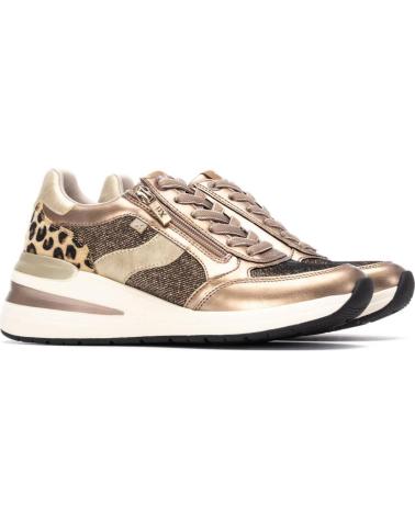 XTI 144629 BRONZE SNEAKERS WITH ANIMAL PRINT DETAILS BRONCE
