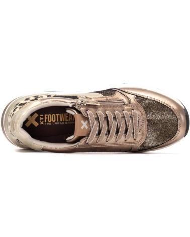 XTI 144629 BRONZE SNEAKERS WITH ANIMAL PRINT DETAILS BRONCE