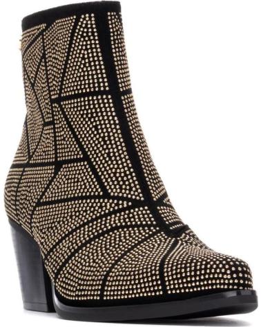 BOTINS COWBOY XTI 144670 OURO COM PADRÃO GEOMÉTRICO ORO