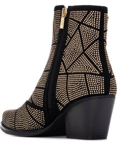 BOTINS COWBOY XTI 144670 OURO COM PADRÃO GEOMÉTRICO ORO