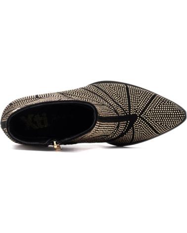 BOTINS COWBOY XTI 144670 OURO COM PADRÃO GEOMÉTRICO ORO