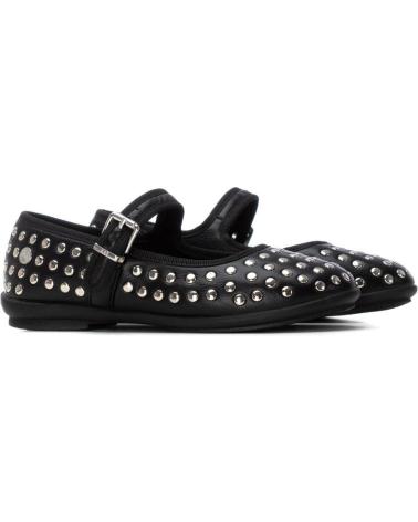 BALLERINE XTI 151288 NERE CON BORCHIE NEGRO