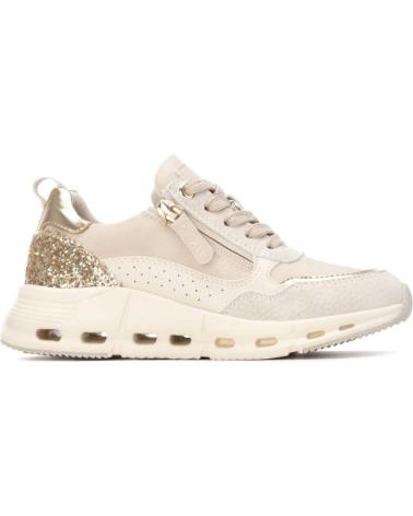 SAPATILHAS CASUAIS XTI 151292 BEGE COM GLITTER BEIGE
