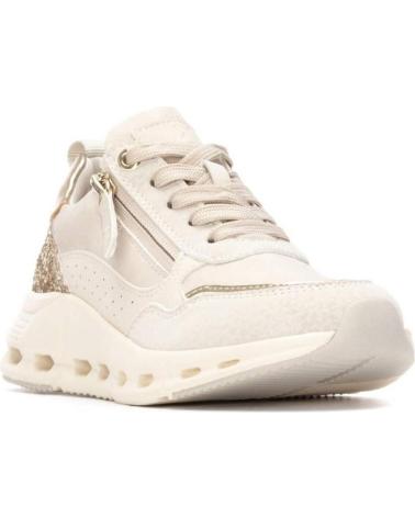 SAPATILHAS CASUAIS XTI 151292 BEGE COM GLITTER BEIGE