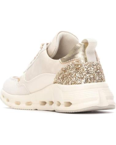SAPATILHAS CASUAIS XTI 151292 BEGE COM GLITTER BEIGE