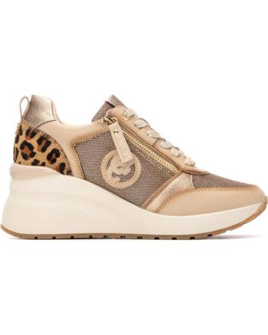 SNEAKERS CARMELA 162521 BEIGE CON STAMPA ANIMALIER BEIGE