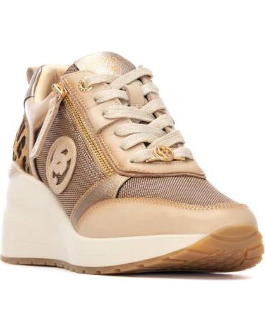 SNEAKERS CARMELA 162521 BEIGE CON STAMPA ANIMALIER BEIGE