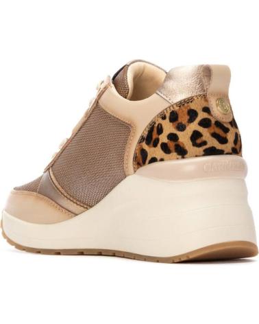 SNEAKERS CARMELA 162521 BEIGE CON STAMPA ANIMALIER BEIGE