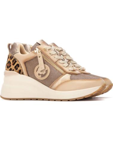 SNEAKERS CARMELA 162521 BEIGE CON STAMPA ANIMALIER BEIGE