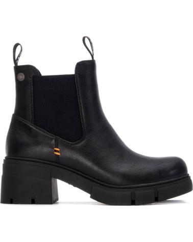 BOTIM CHELSEA REFRESH 172905 PRETO COM SALTO E SOLA TRATORADA NEGRO