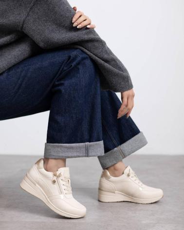 REFRESH 172936 BEIGE SNEAKERS BEIGE