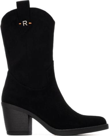 BOTA COWBOY REFRESH 172967 PRETA EM CAMURÇA SINTÉTICA NEGRO