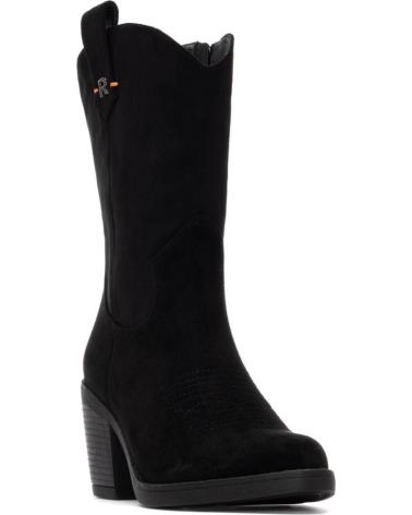 BOTA COWBOY REFRESH 172967 PRETA EM CAMURÇA SINTÉTICA NEGRO