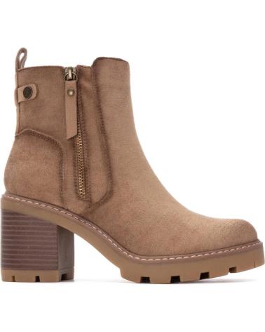 BOTA REFRESH 173031 BEGE - SOLA TRATORADA E SALTO LARGO BEIGE