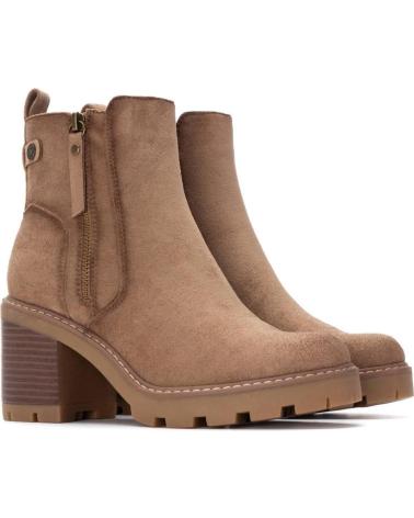 BOTA REFRESH 173031 BEGE - SOLA TRATORADA E SALTO LARGO BEIGE