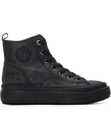 REFRESH 173075 BLACK HIGH-TOP SNEAKERS FOR WOMEN NEGRO