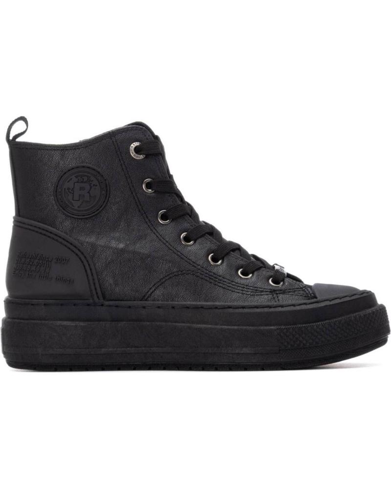 REFRESH 173075 BLACK HIGH-TOP SNEAKERS FOR WOMEN NEGRO