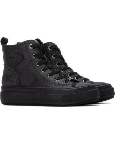 REFRESH 173075 BLACK HIGH-TOP SNEAKERS FOR WOMEN NEGRO