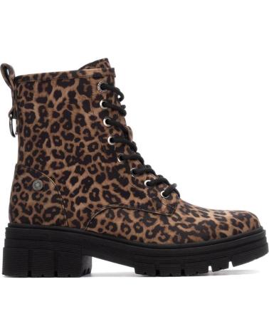 BOTINS REFRESH 173166 ESTAMPADO LEOPARDO COM ATACADORES LEOPARDO
