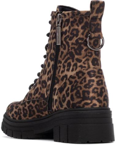 BOTINS REFRESH 173166 ESTAMPADO LEOPARDO COM ATACADORES LEOPARDO